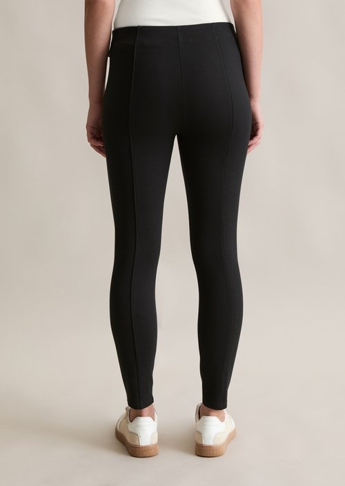 Jersey pants slim — Black