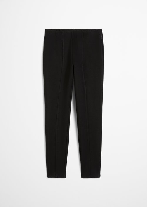 Jersey pants slim — Black