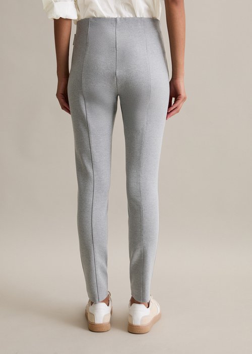 Jersey pants slim — Dark Shadow Melange
