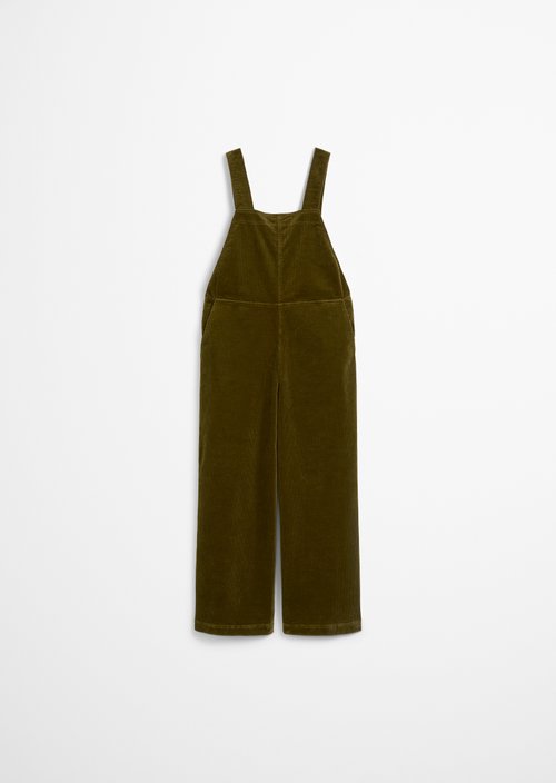 Relaxed corduroy overall — Burnished Logs