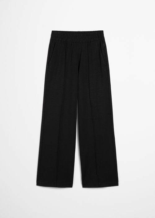 Jersey track pants regular — Black