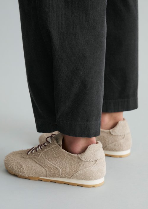 Corduroy pants loose — Blue Depths