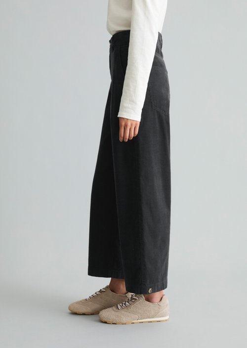 Corduroy pants loose — Blue Depths