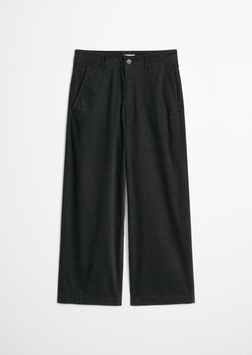 Corduroy pants loose — Blue Depths