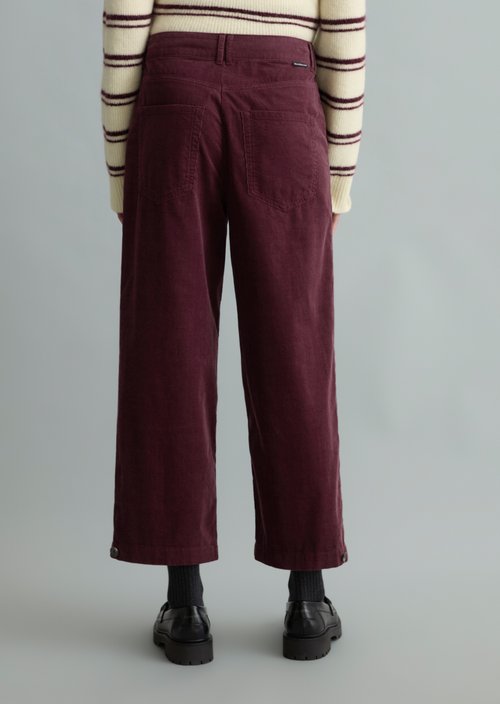 Corduroy pants loose — Mahagony Jam