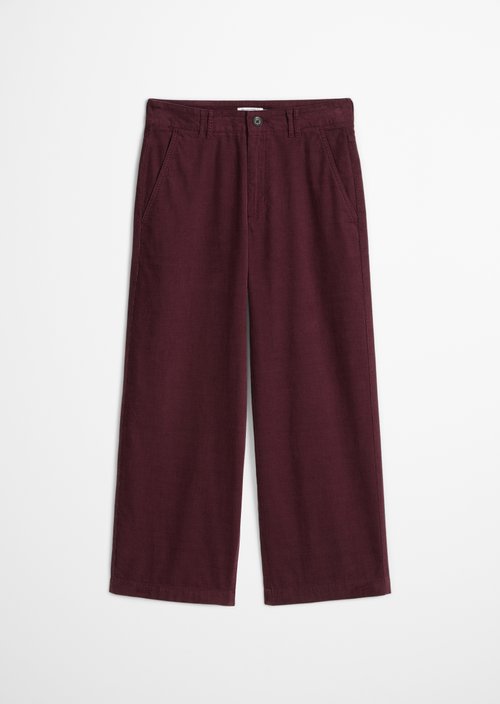 Corduroy pants loose — Mahagony Jam