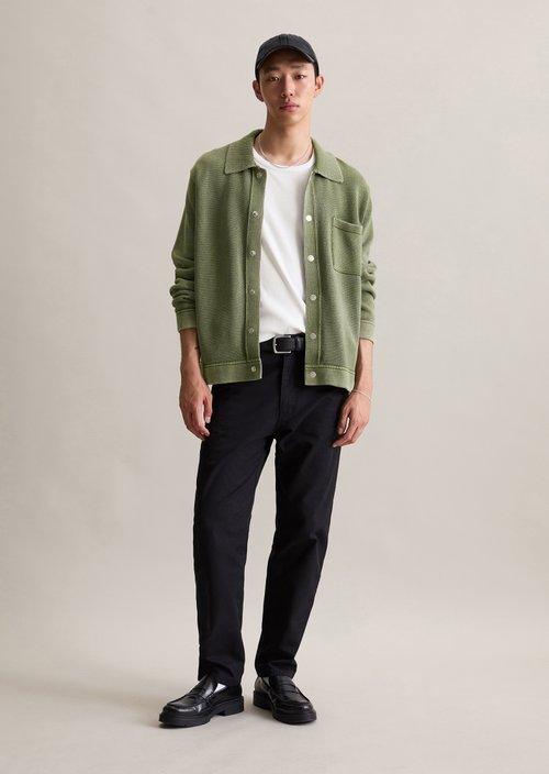 Relaxed cardigan — Oak Ash
