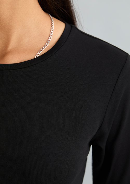 Longsleeve slim — Black