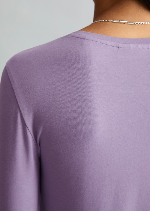 Longsleeve slim — Lumi Lilac