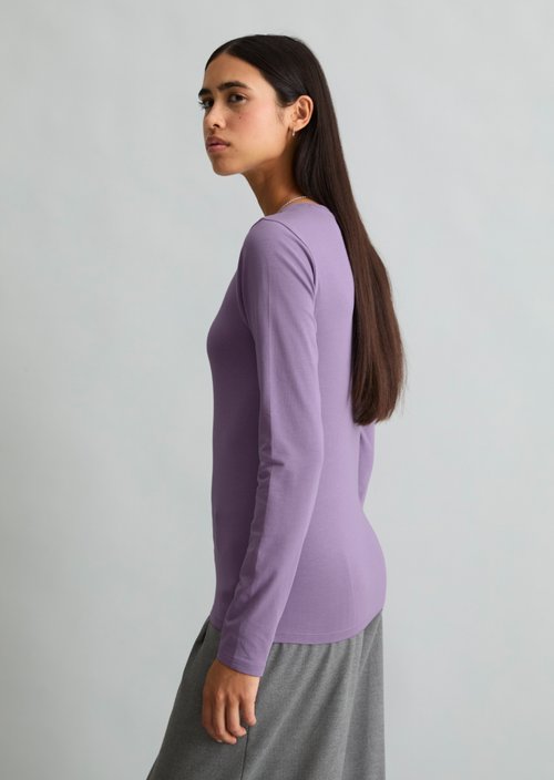 Longsleeve slim — Lumi Lilac