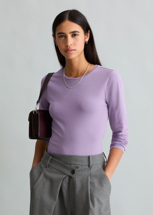 Longsleeve slim — Lumi Lilac