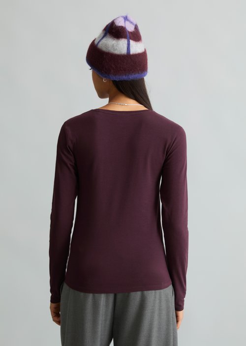 Longsleeve slim — Rhubarb Jam