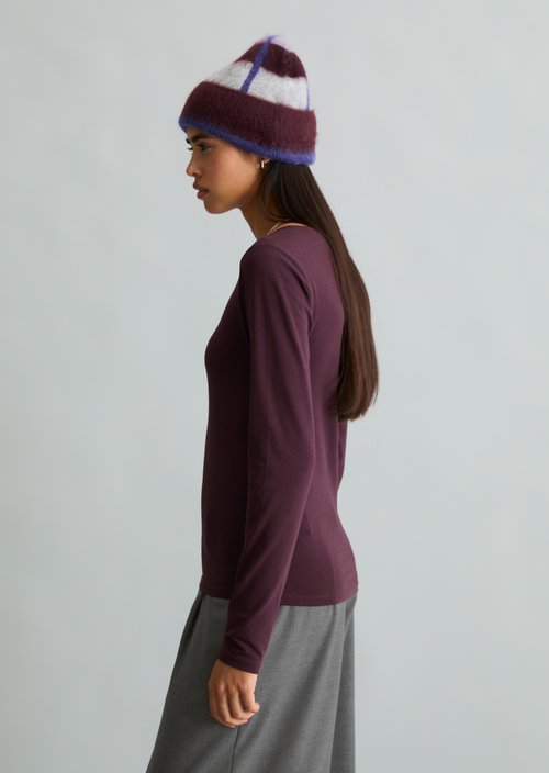 Longsleeve slim — Rhubarb Jam