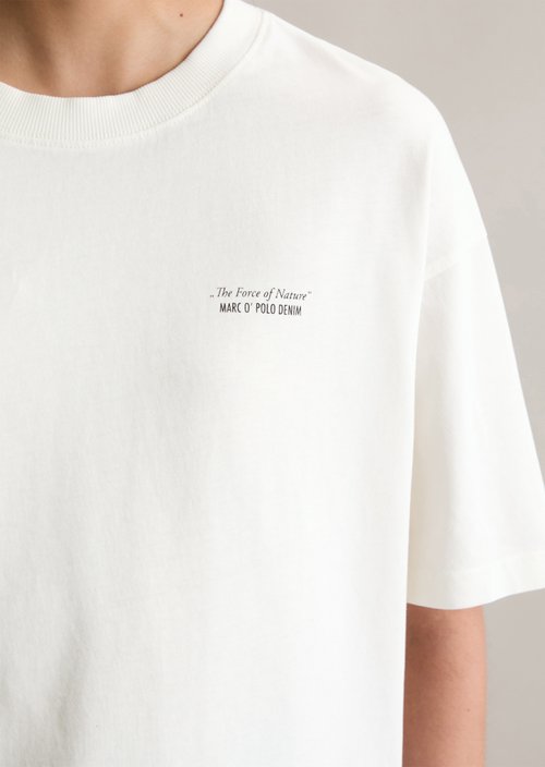 Logo T-shirt relaxed — Silky White