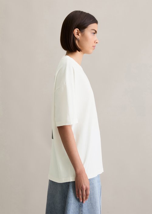 Logo T-shirt relaxed — Silky White