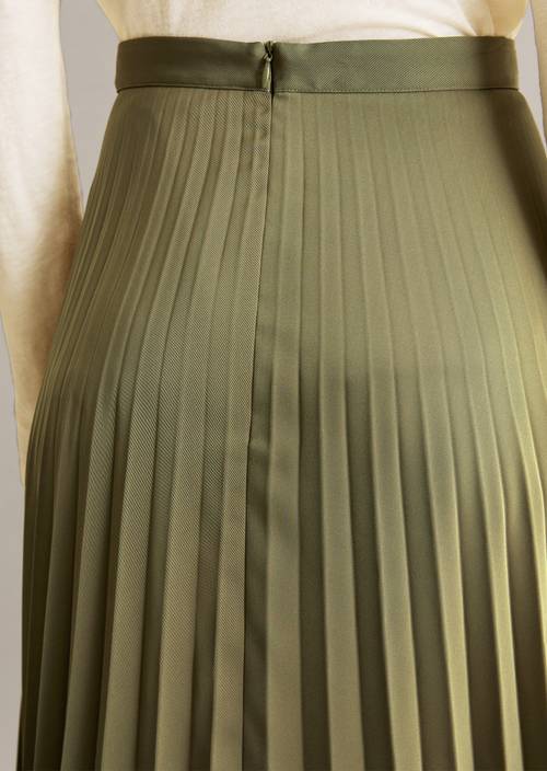 Pleated skirt A-Shape made from recycled polyester