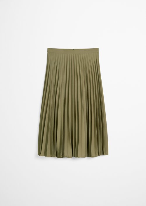 Pleated skirt A-Shape — Desert Sage