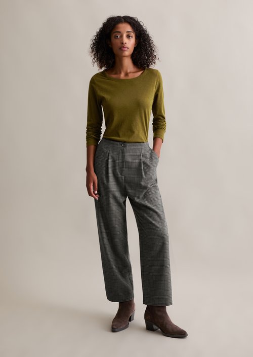 Slim-fit long-sleeve shirt — Burnished Logs