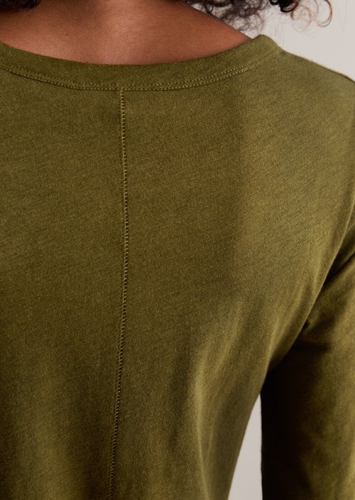Slim-fit long-sleeve shirt — Burnished Logs
