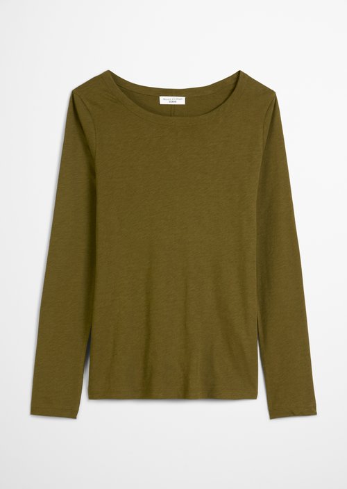 Slim-fit long-sleeve shirt — Burnished Logs