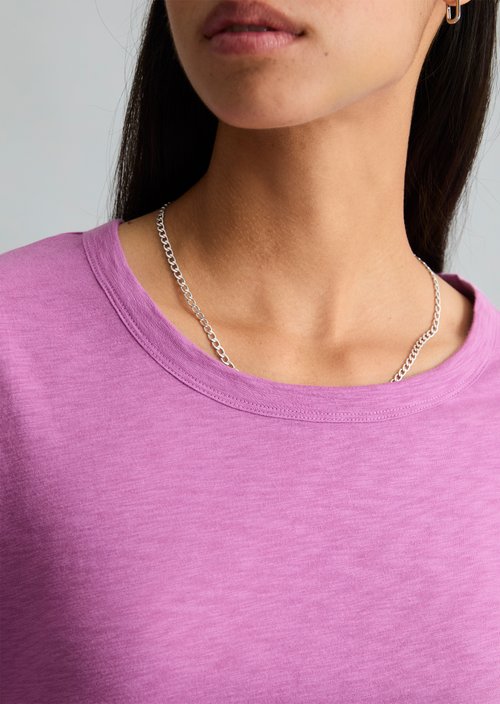 Slim-fit long-sleeve shirt — Smoky Grape
