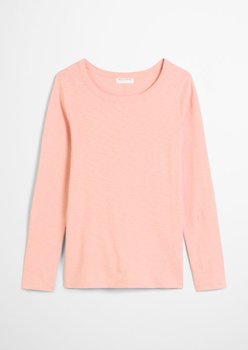 Slim-fit long-sleeve shirt — Rose Powder