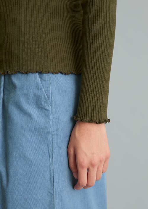 Slim-fit long-sleeve shirt — Burnished Logs
