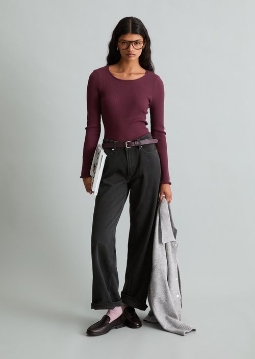 Slim-fit long-sleeve shirt — Mahagony Jam