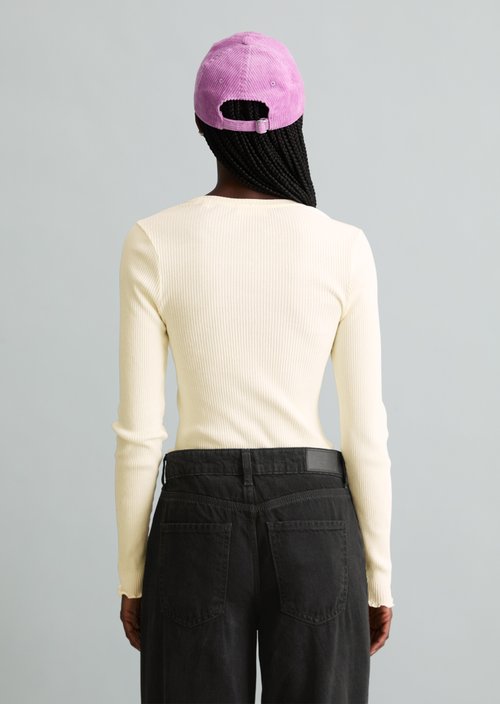 Slim-fit long-sleeve shirt — Butter Yellow