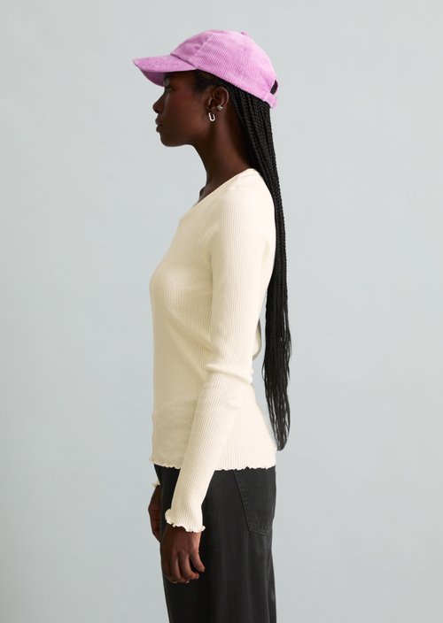 Slim-fit long-sleeve shirt — Butter Yellow