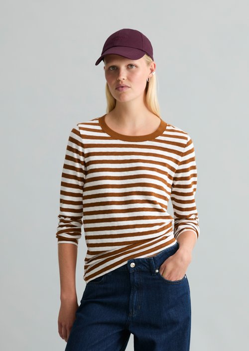 Longsleeve regular — Medium Brown