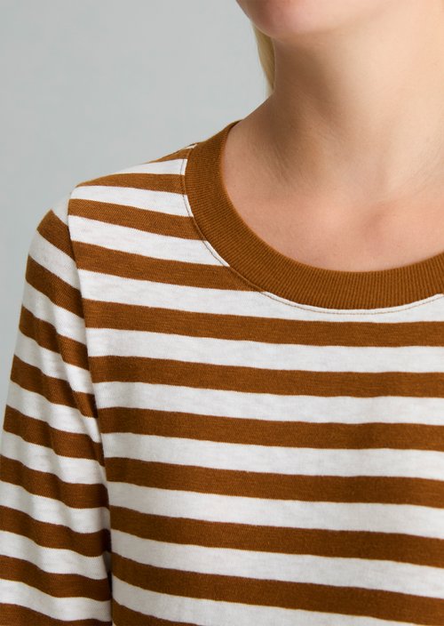 Longsleeve regular — Medium Brown