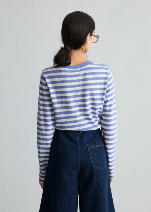 Longsleeve regular — Medium Blue