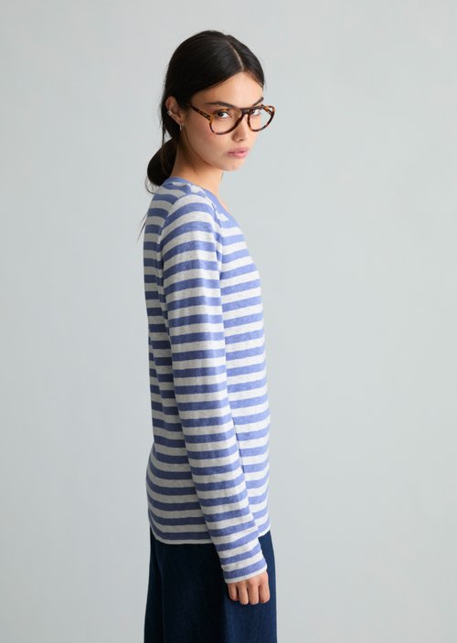 Longsleeve regular — Medium Blue