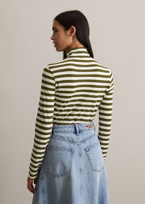 Long sleeve with turtleneck — Dark Green