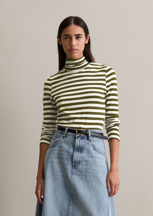 Long sleeve with turtleneck — Dark Green