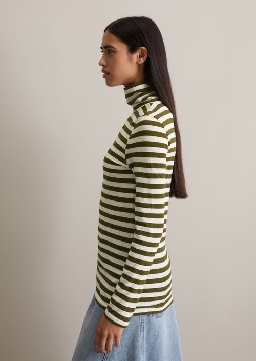 Long sleeve with turtleneck — Dark Green