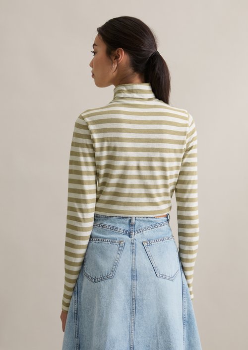 Long sleeve with turtleneck — Light Green