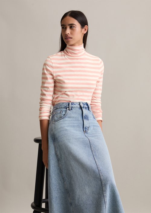Long sleeve with turtleneck — Light Pink