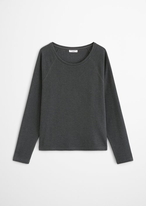 Longsleeve regular — Anthra Melange