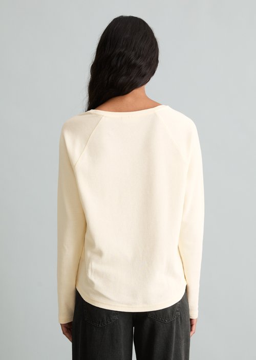 Longsleeve regular — White Blush