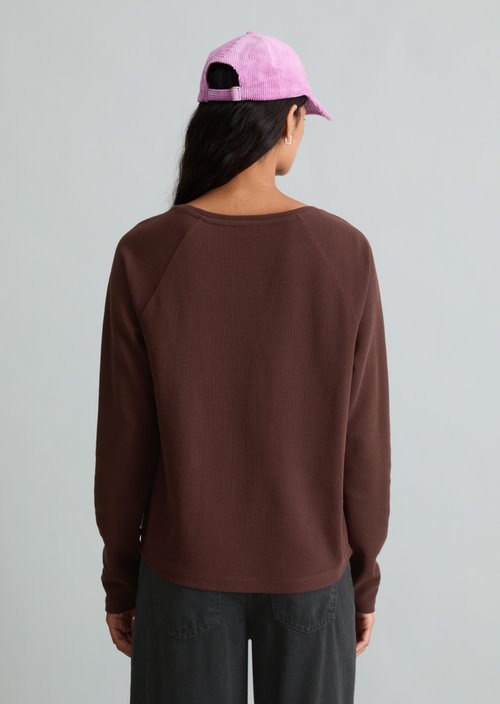 Longsleeve regular — Espresso Brown