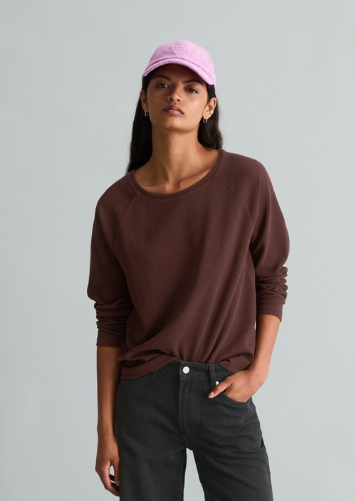 Longsleeve regular — Espresso Brown