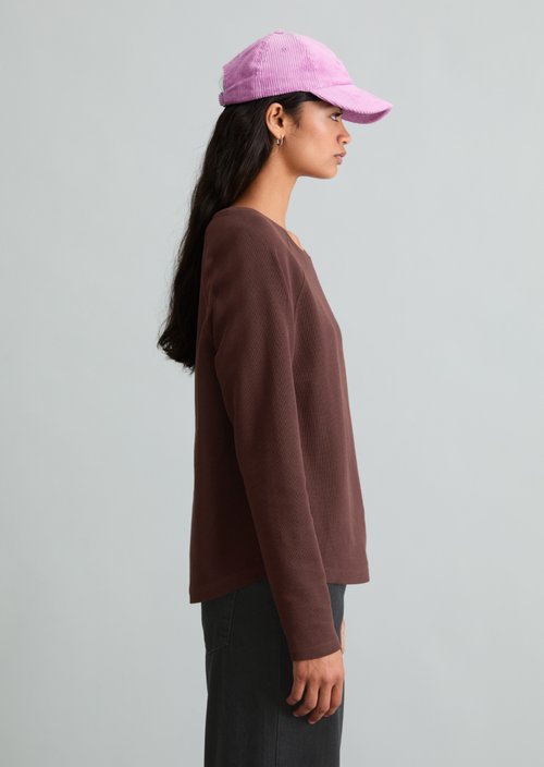 Longsleeve regular — Espresso Brown