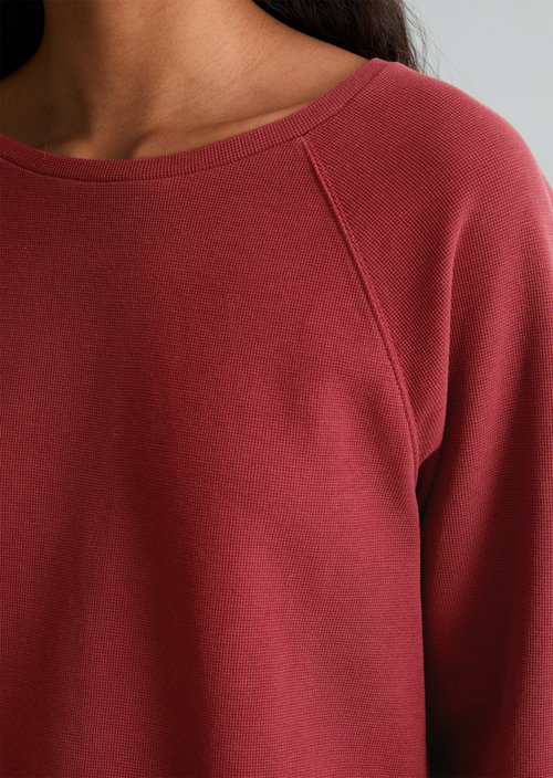 Longsleeve regular — Deep Burgundy