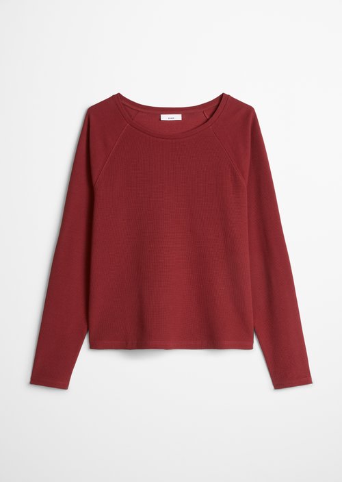 Longsleeve regular — Deep Burgundy