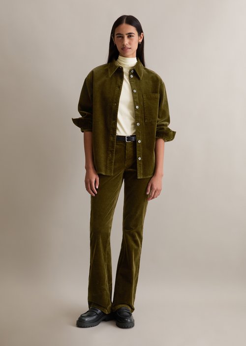 Relaxed blouse — Burnished Logs