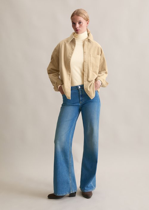 Relaxed blouse — Frosty Sand