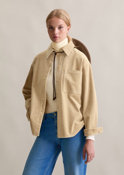 Relaxed blouse — Frosty Sand