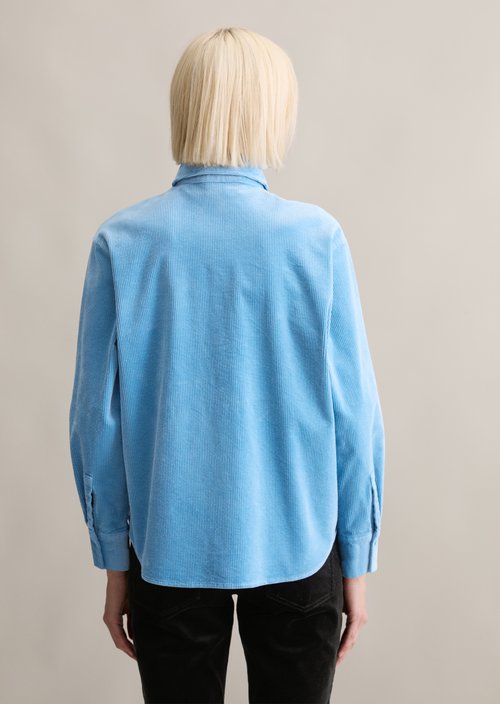 Relaxed blouse — Azure Sky